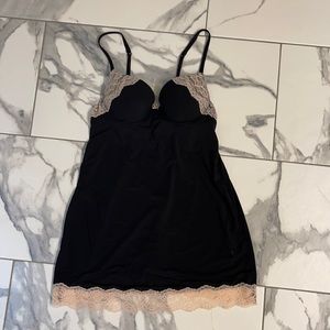Lace lingerie slip dress vintage